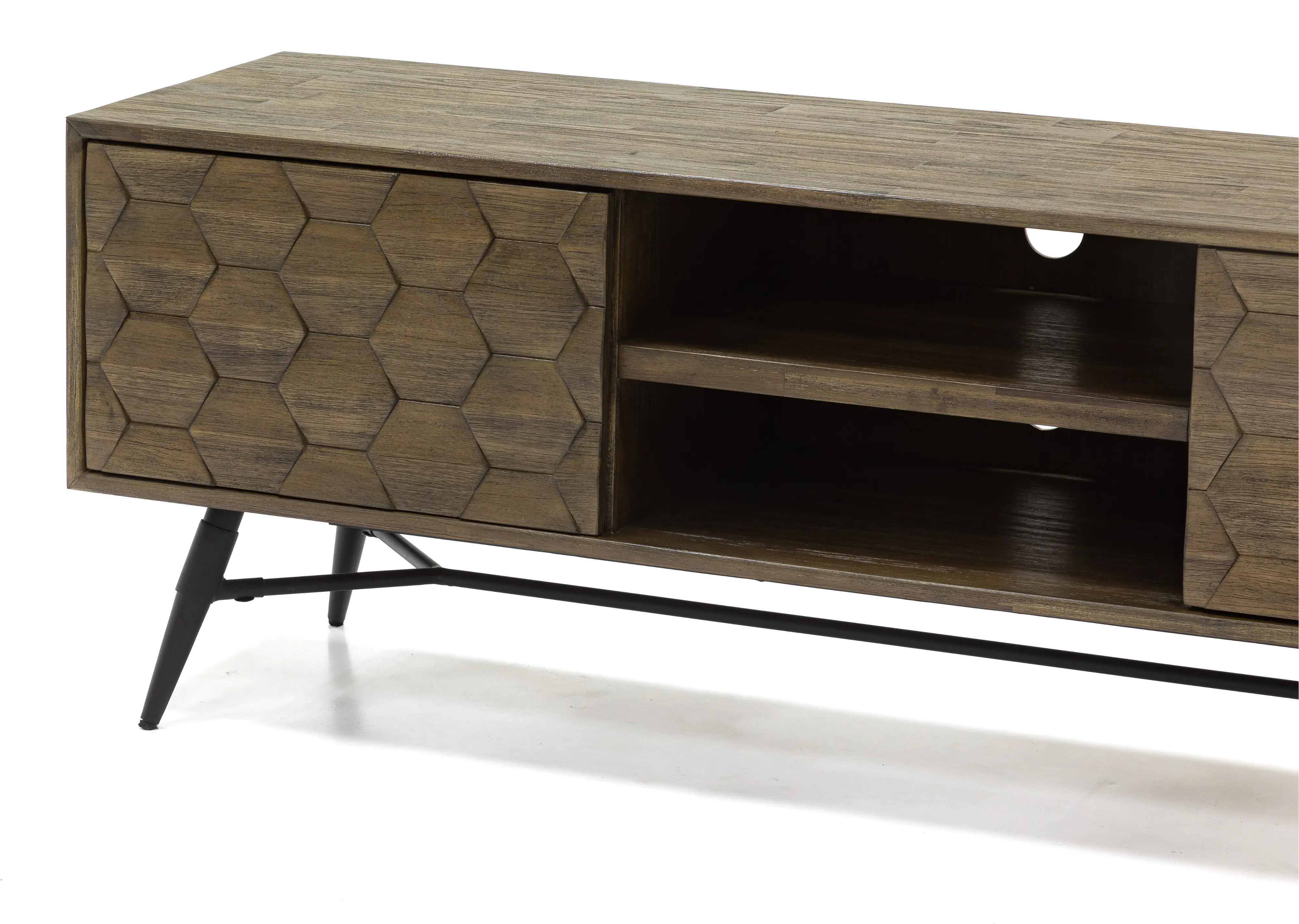 Testa Tobacco Brown 63  TV Stand-5