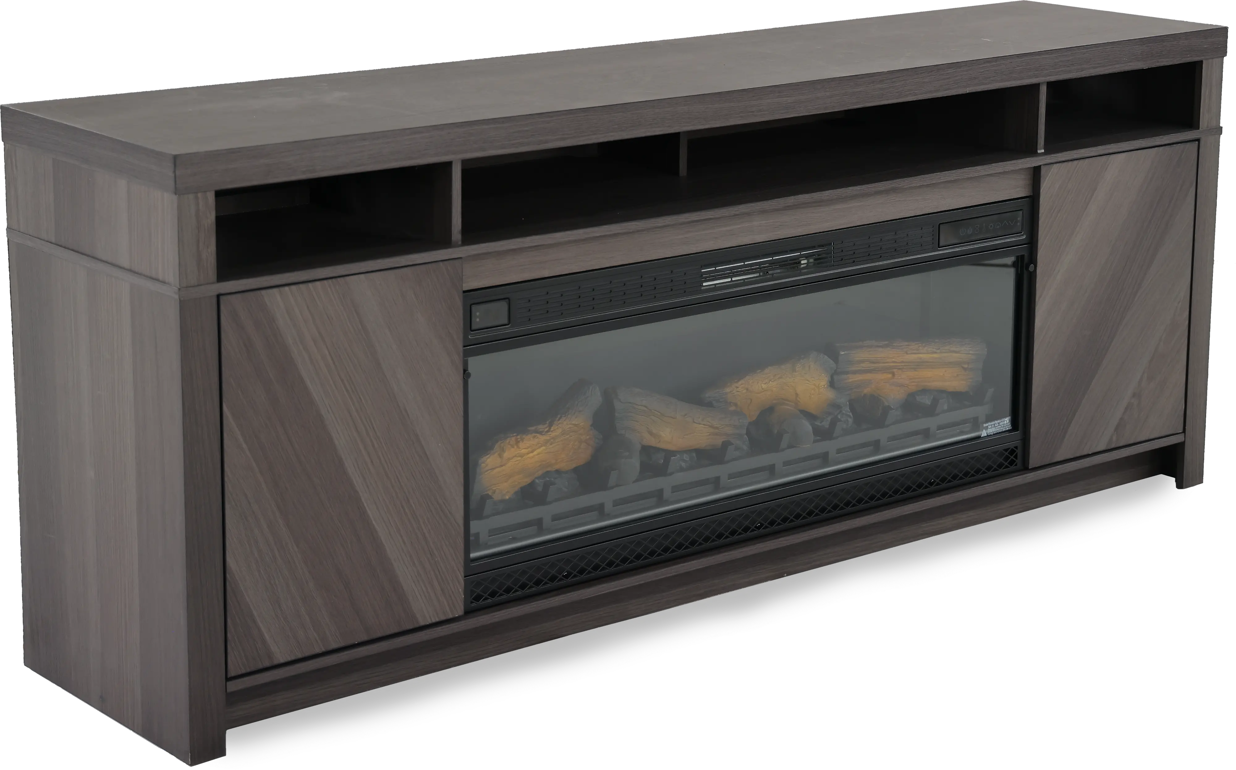 Morado Bay Gray 75  Fireplace TV Stand-4
