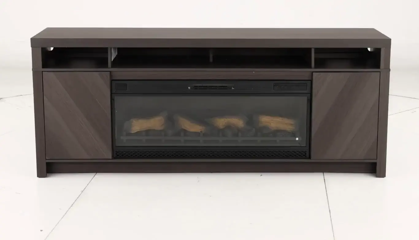 Morado Bay Gray 75  Fireplace TV Stand-5