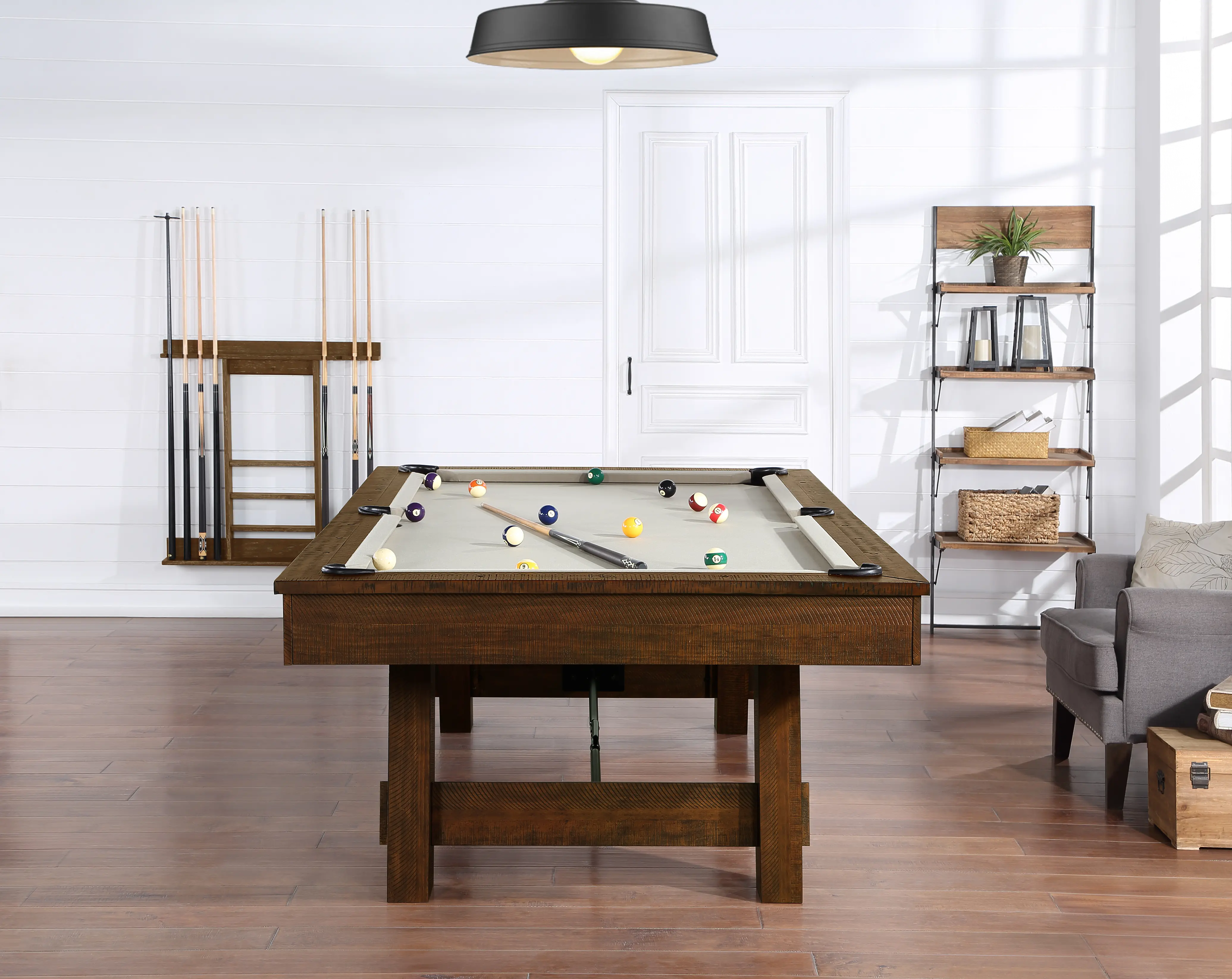 Reclaimed Brown and Camel Pool Table - Telluride-8