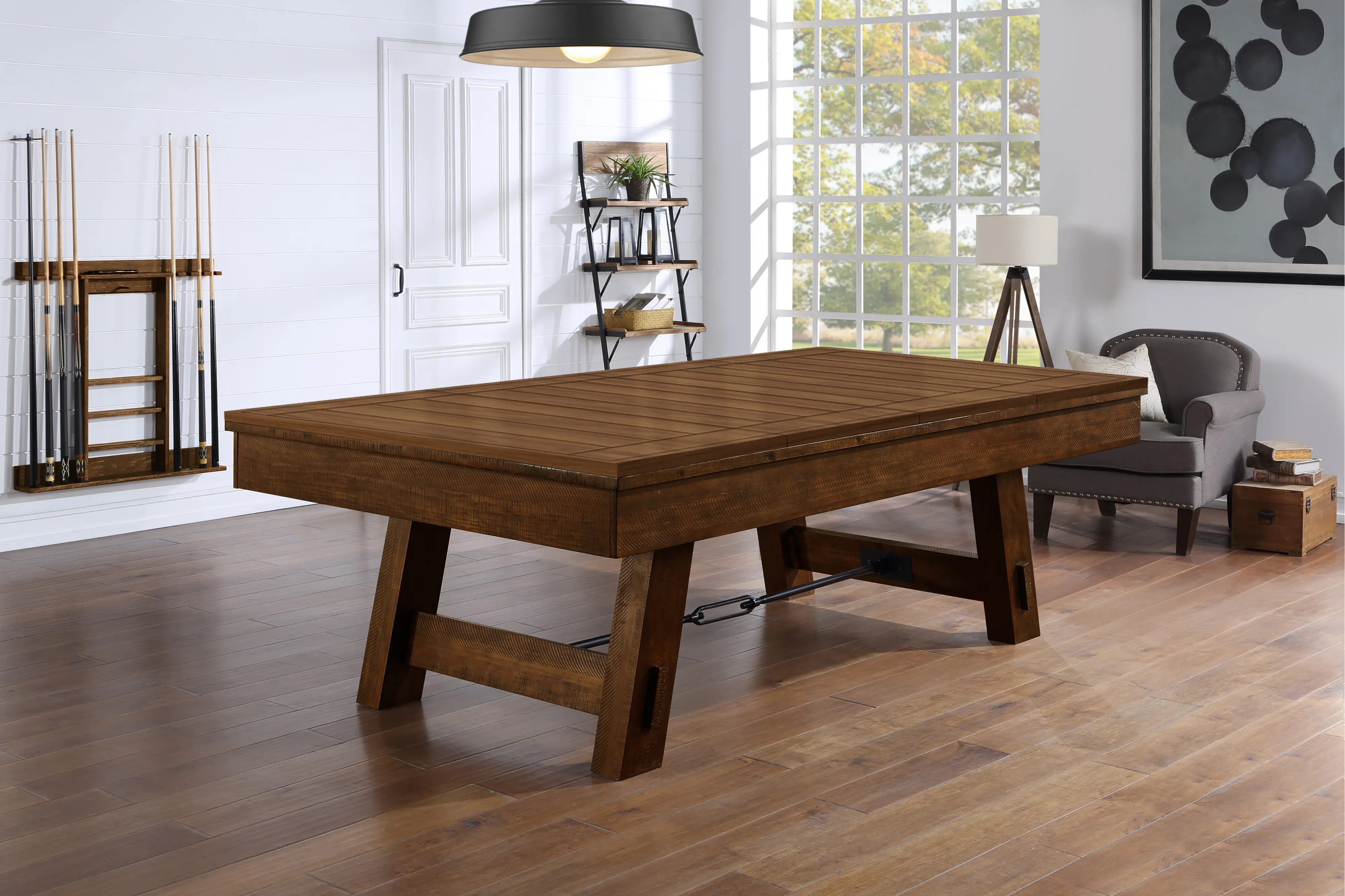 Telluride Dark Brown Game Table Dining Top-2