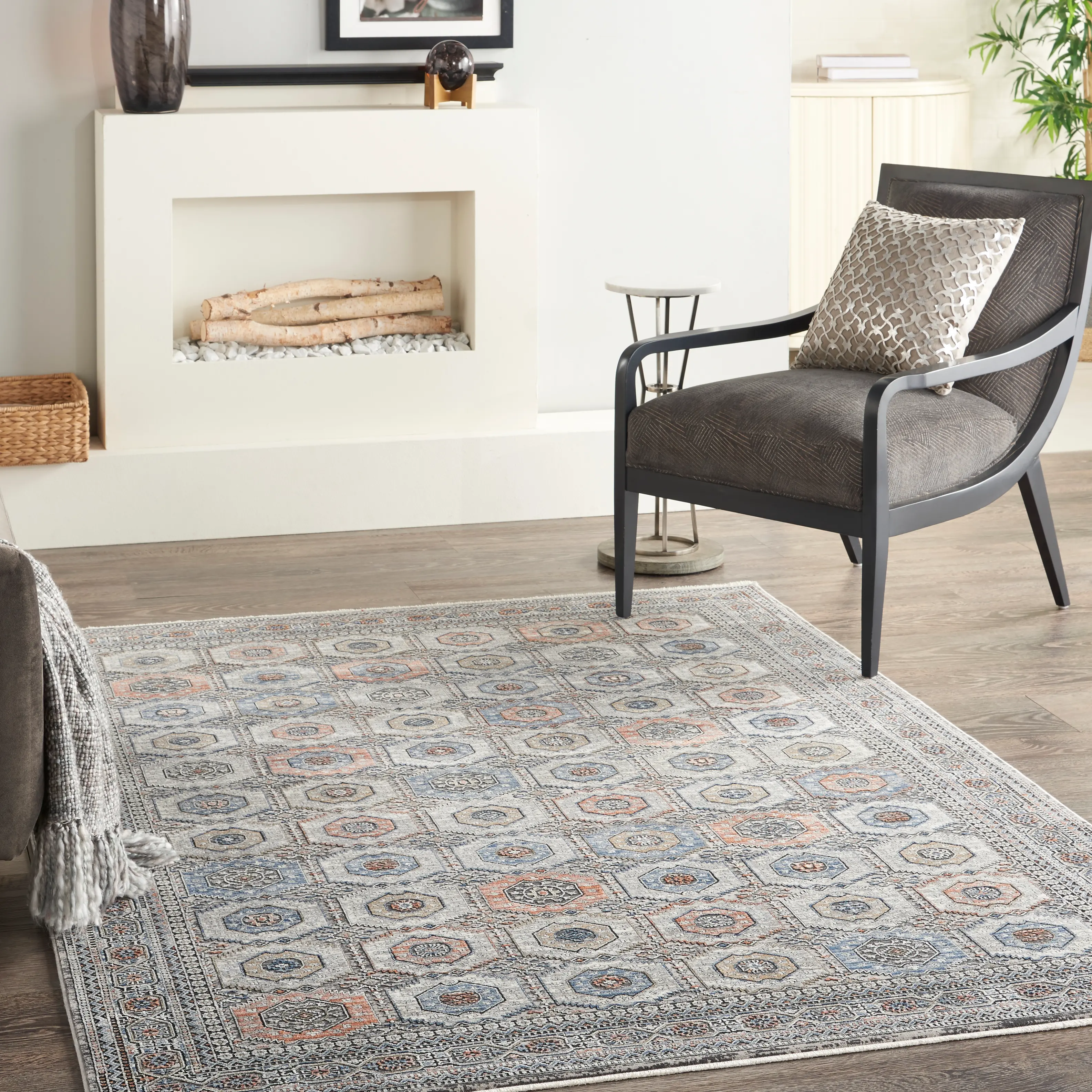 Starry Nights 8 x 10 Navy Area Rug-2