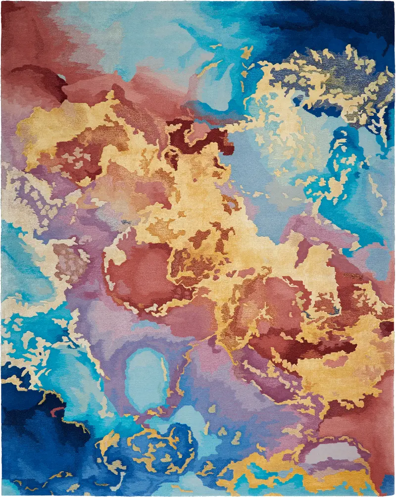 Prismatic 8 x 10 Abstract Multicolor Area Rug