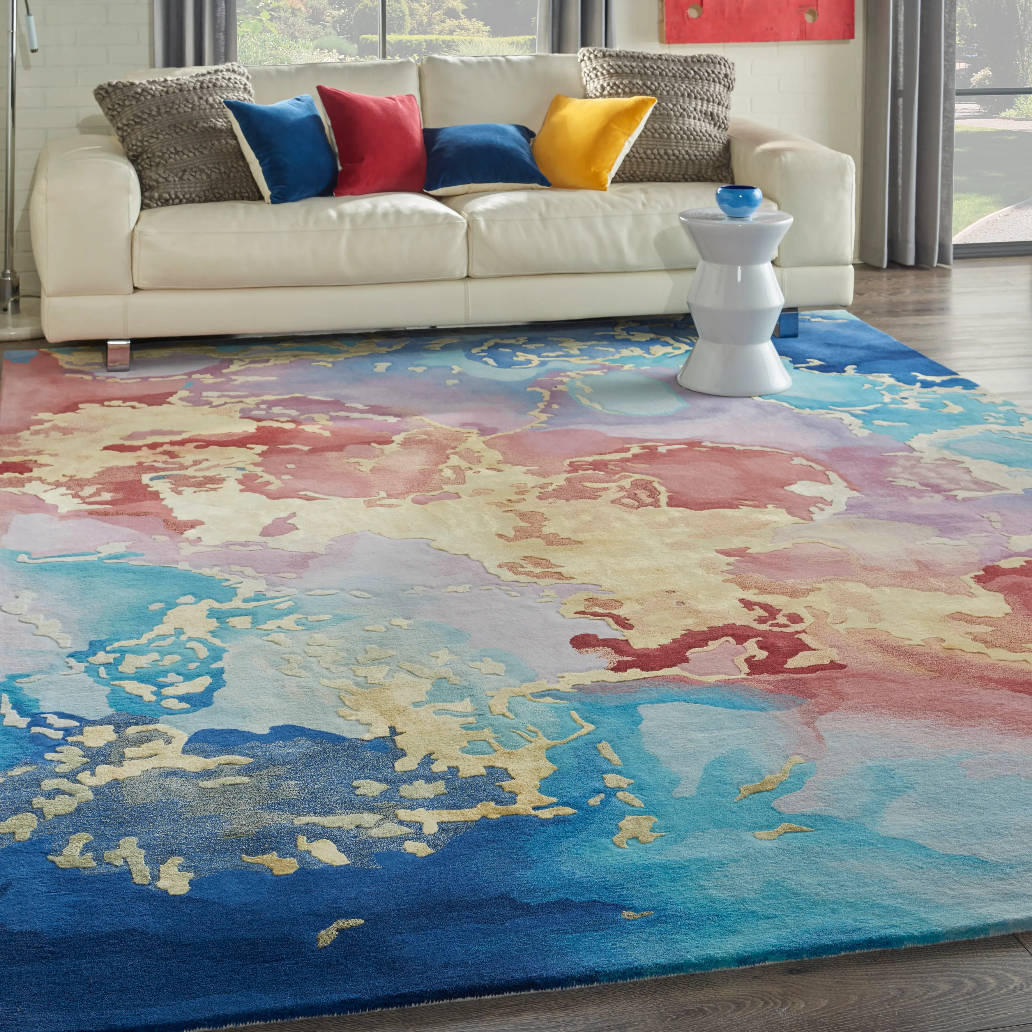 PRS18/8X10-PRISMATIC Prismatic 8 x 10 Abstract Multicolor Area Rug-2