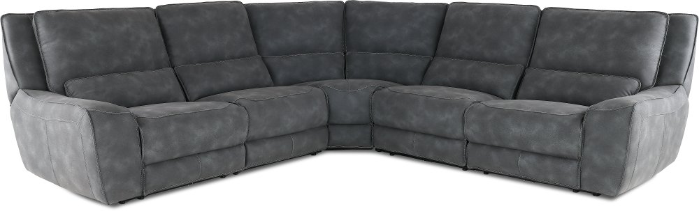 Sauvage 5-Piece Curved Power Reclining Sectional