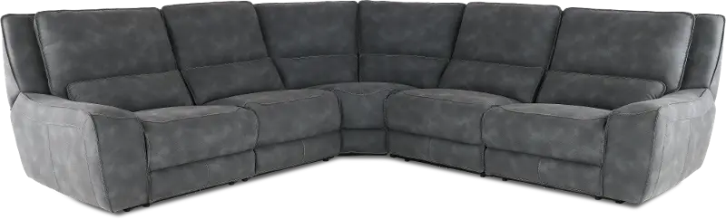 Sauvage 5-Piece Curved Power Reclining Sectional