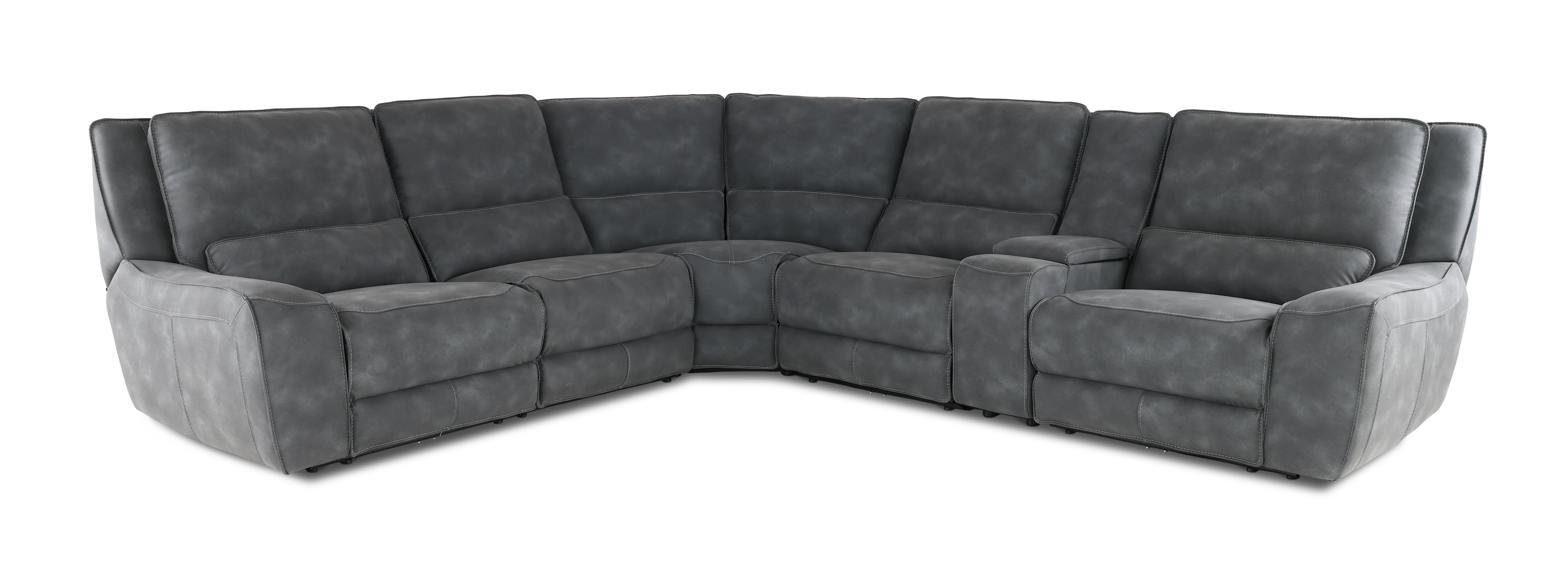 Sauvage Cobalt 6 Piece Power Reclining Sectional-1