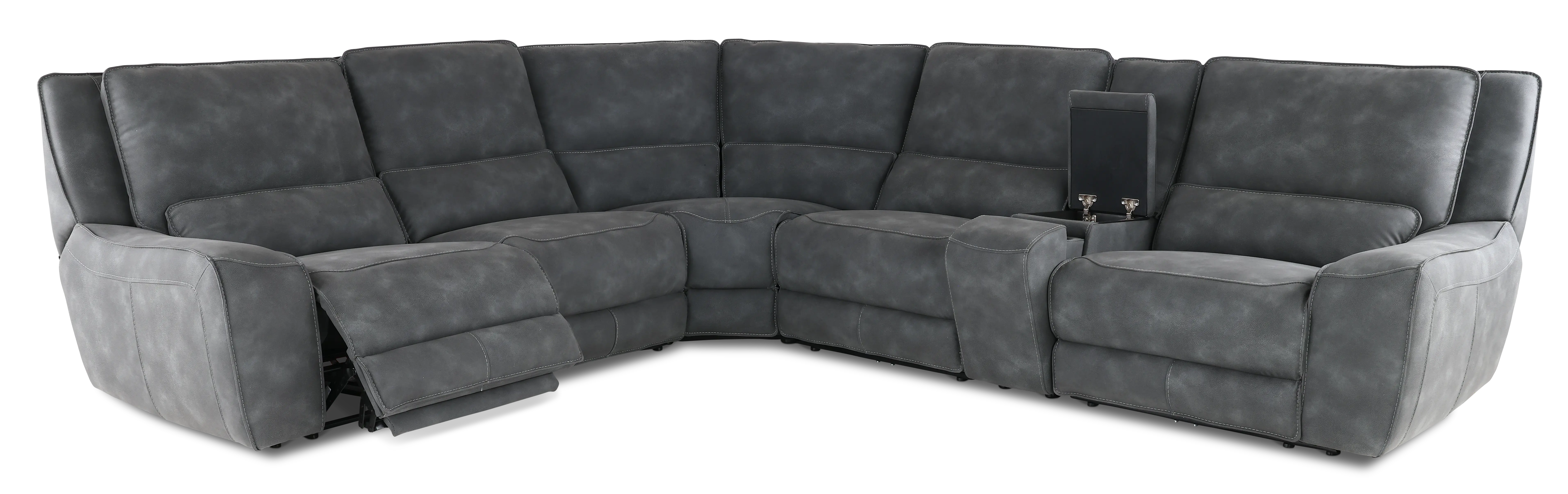 Sauvage Cobalt 6 Piece Power Reclining Sectional-2