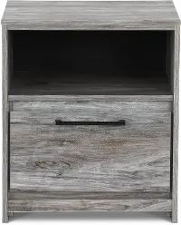 Twila Rustic Smoke Gray Nightstand