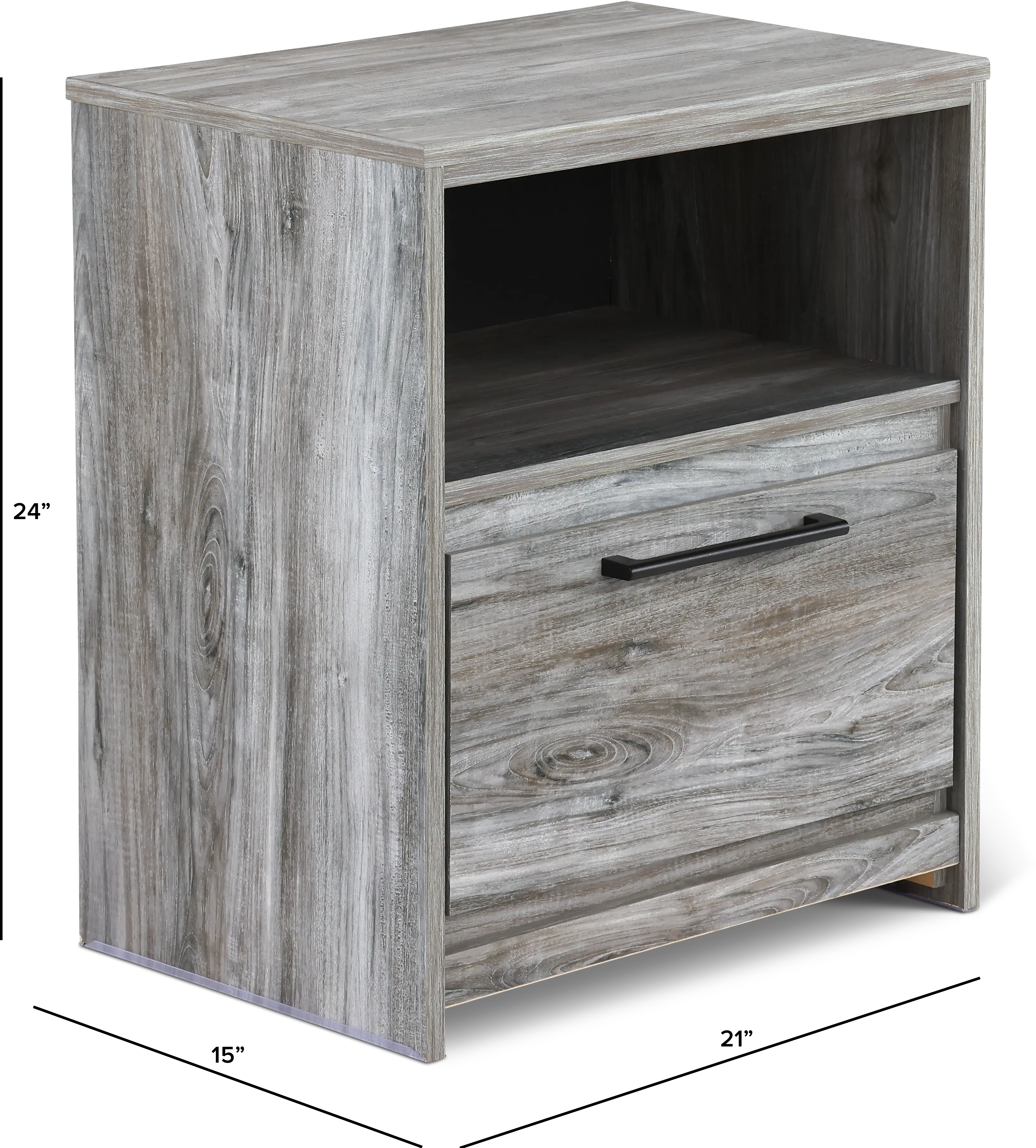 Twila Rustic Smoke Gray Nightstand-3