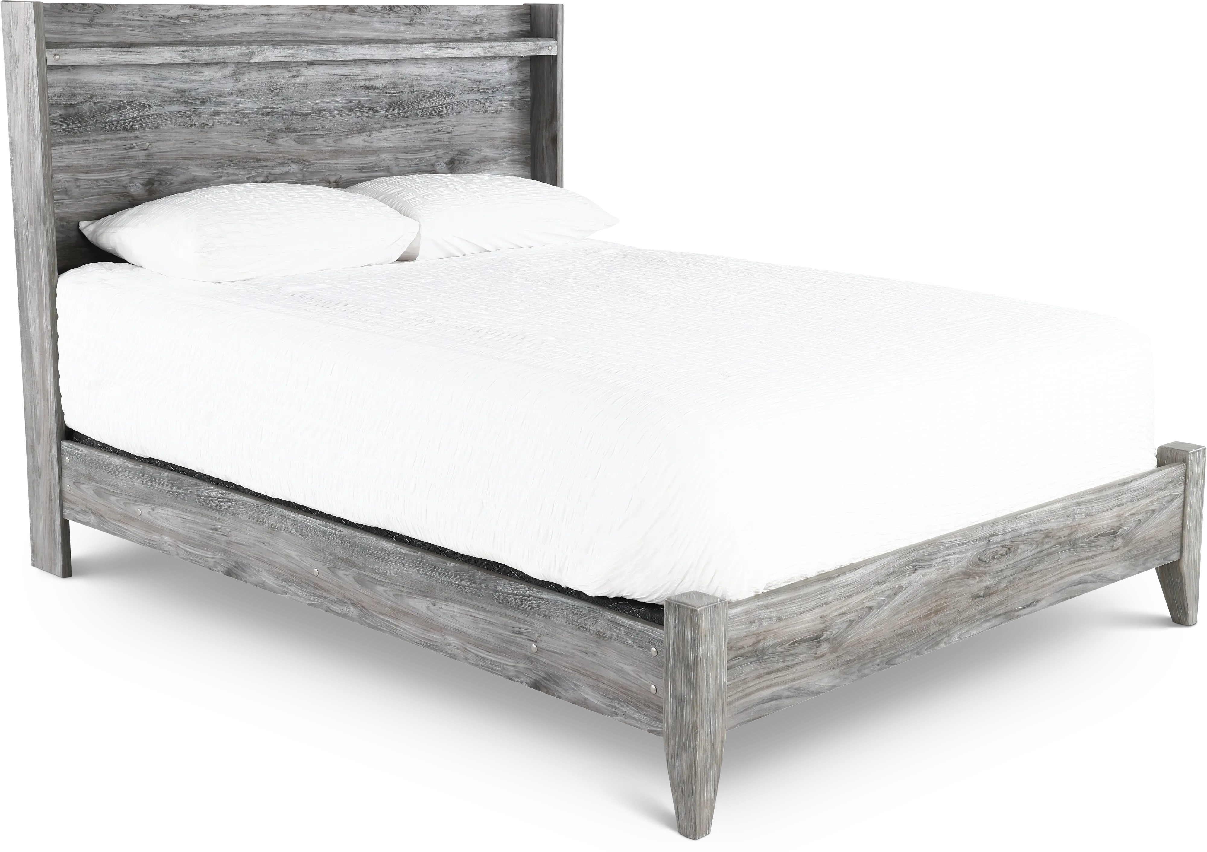 Twila Rustic Smoke Gray King Bed-1