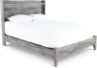 Twila Rustic Smoke Gray King Bed