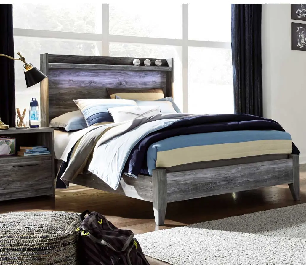 Twila Rustic Smoke Gray Full Bed-10