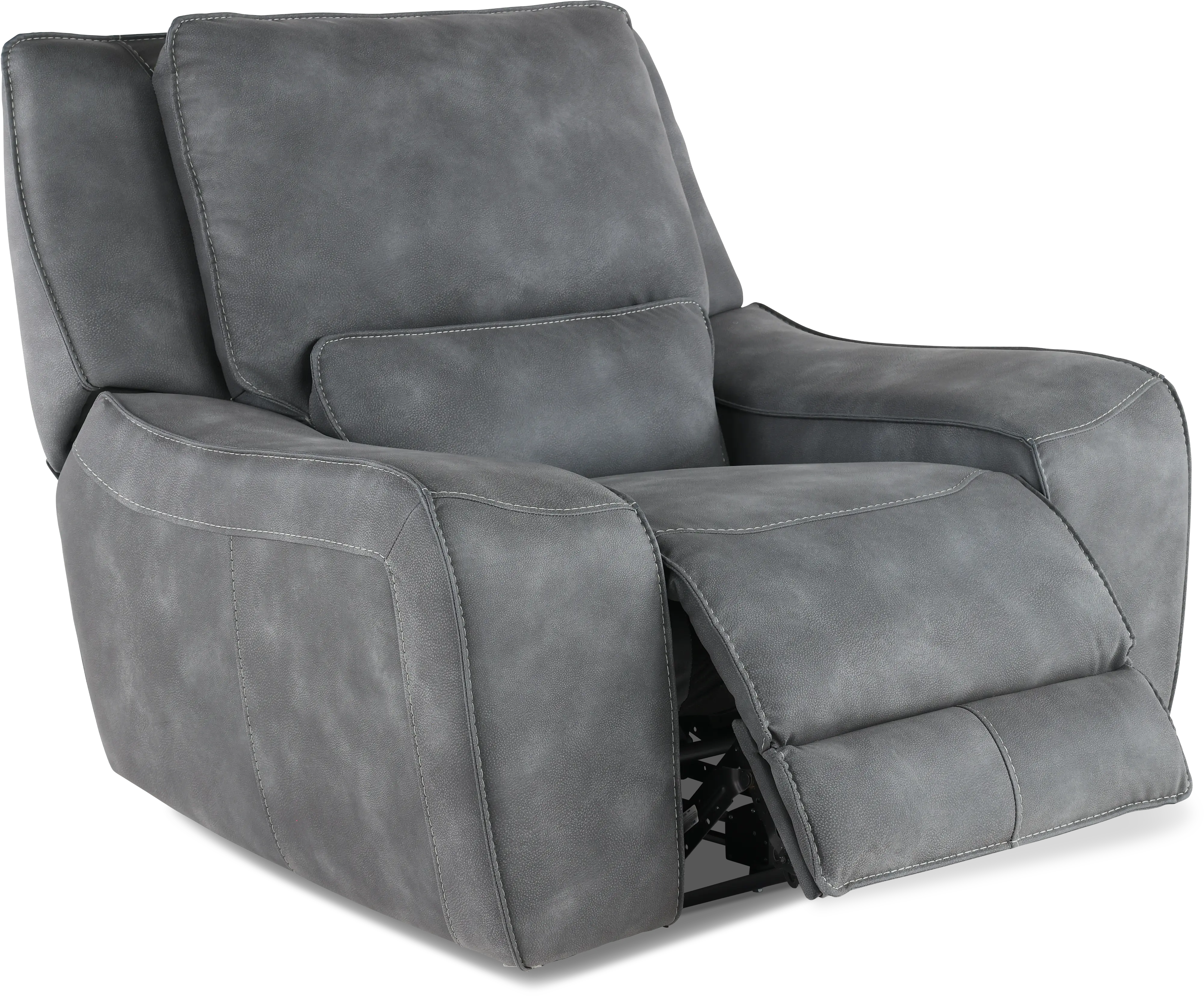 Sauvage Cobalt Power Recliner with Power Headrest-5