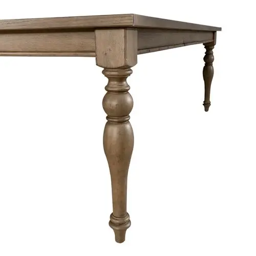 615-T4090 Americana Farmhouse Taupe Dining Room Table-5