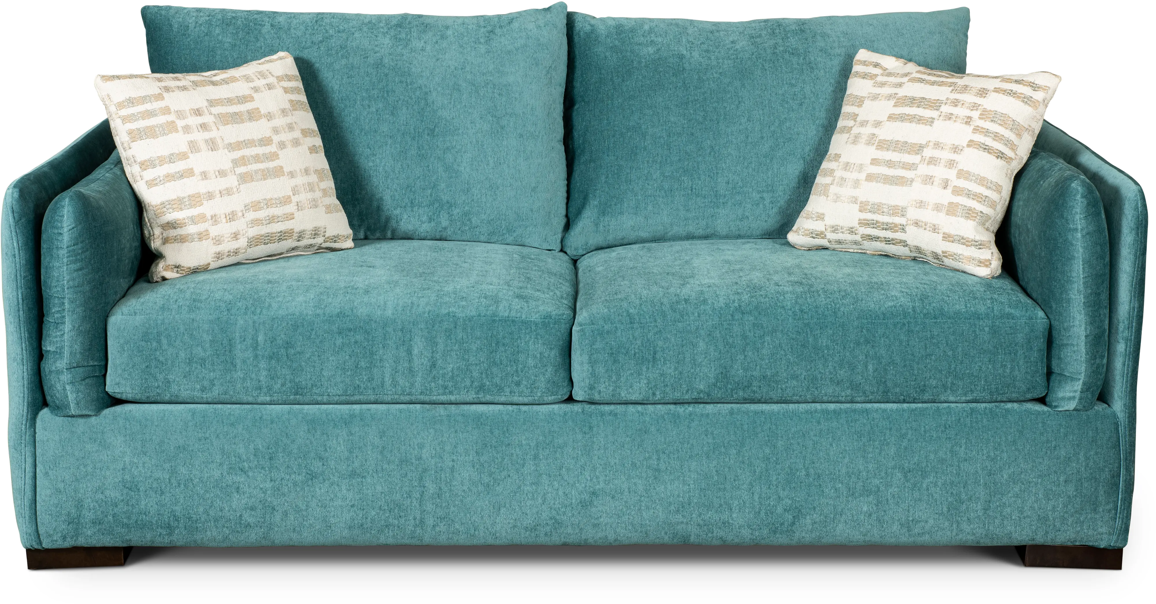 Ellyson Cerulean Blue Queen Sofa Bed-1