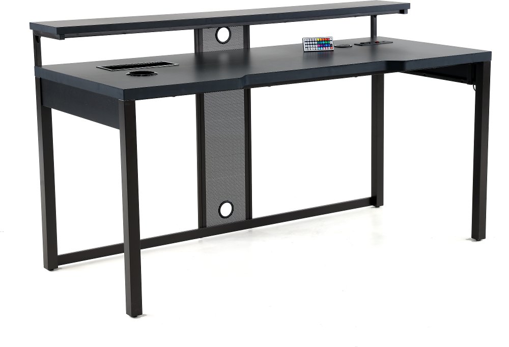 Adaptor 63" Black Gaming Desk