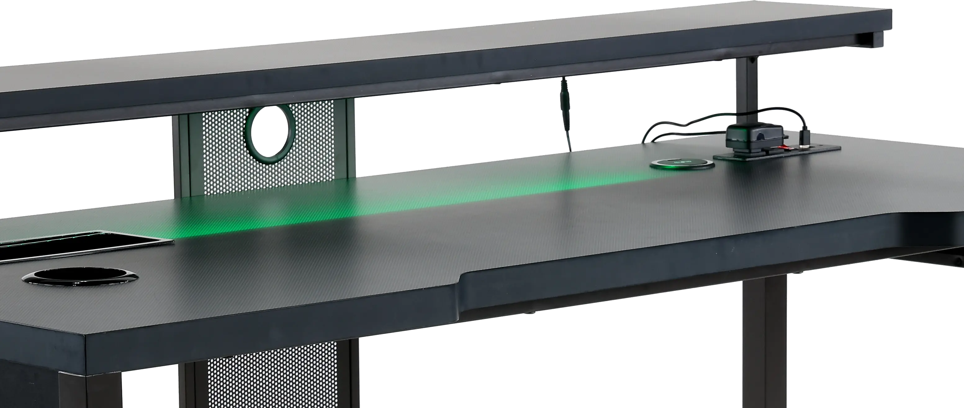 Adaptor 63  Black Gaming Desk-8