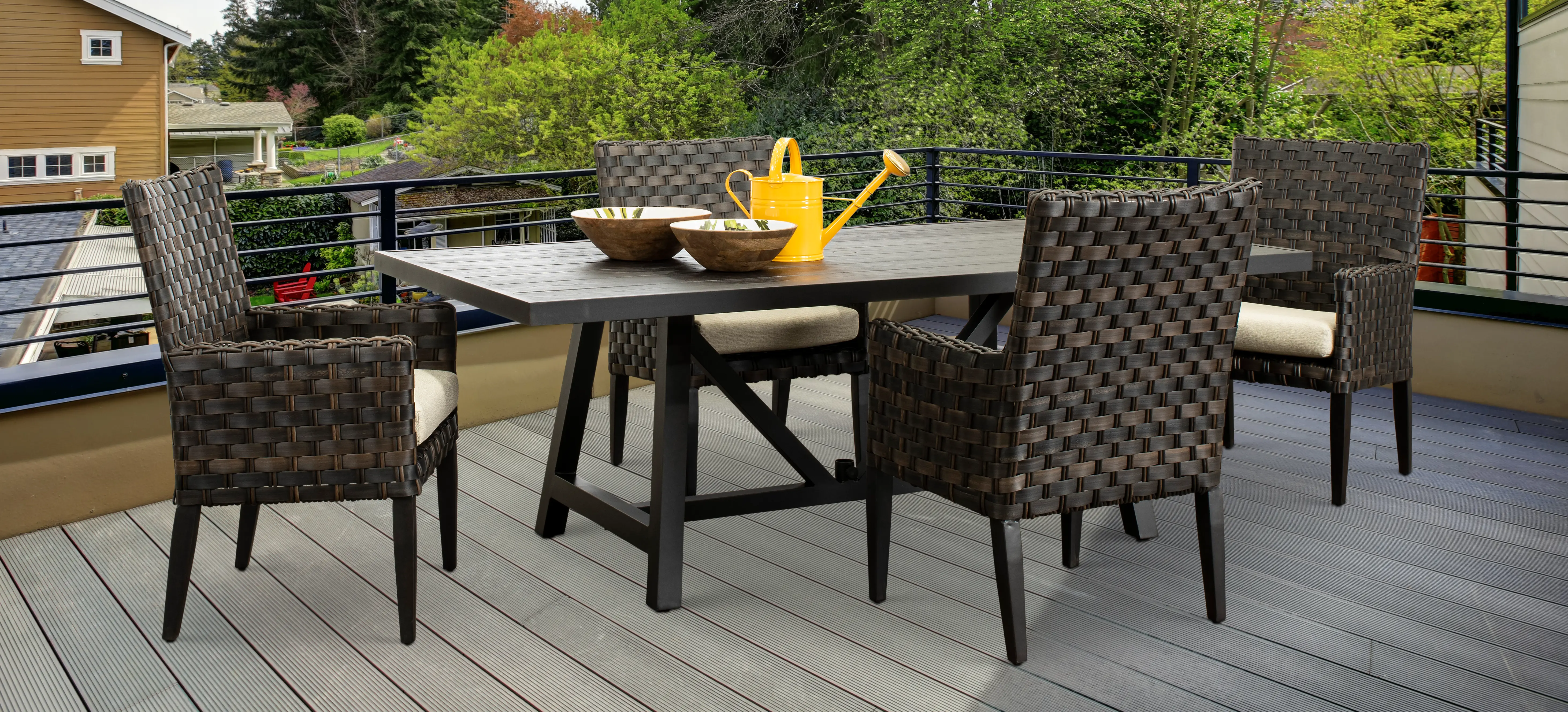 Sunset 5 Piece Patio Dining Set-2