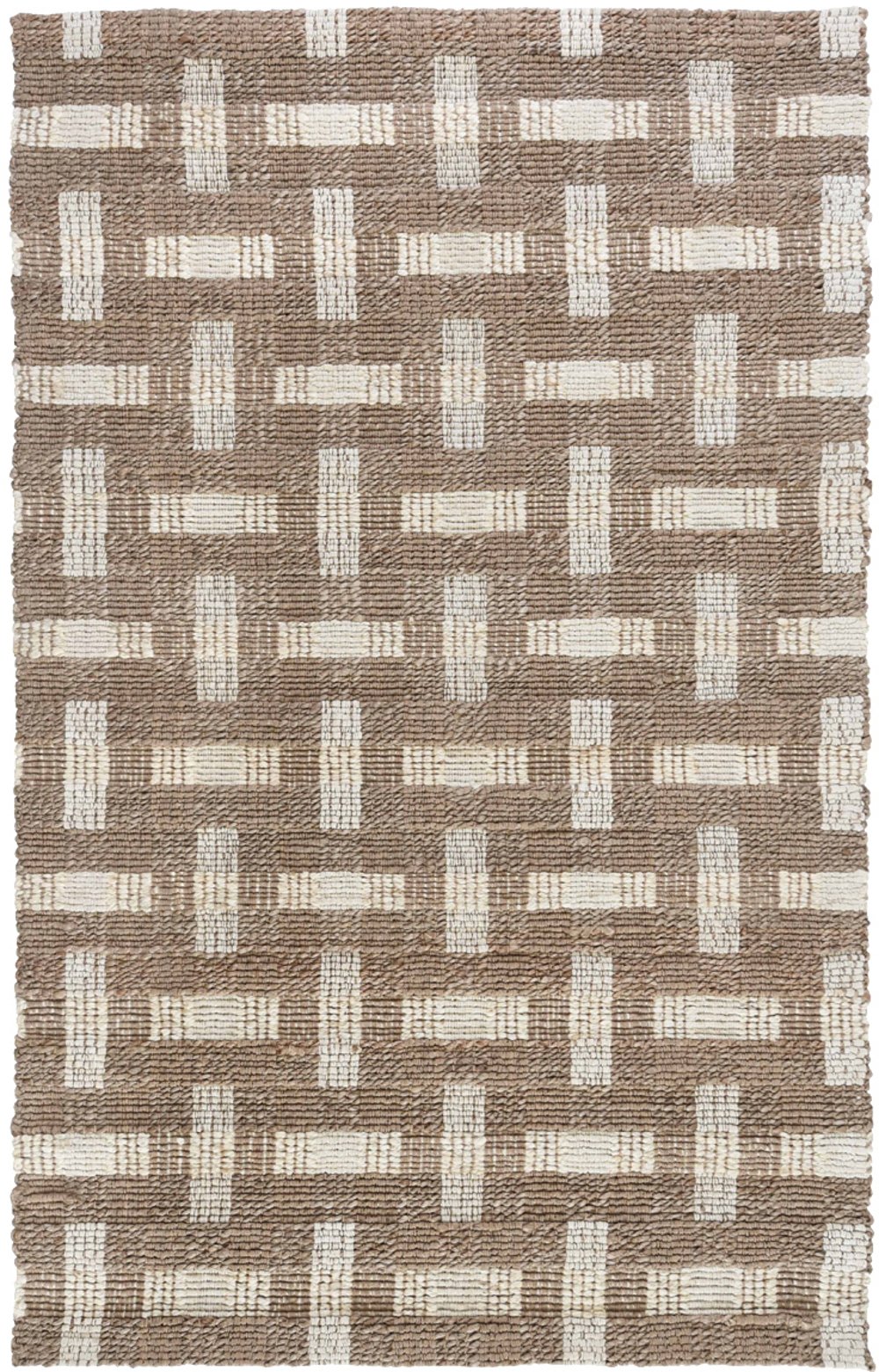 Preston 8 x 10 Desert Brown and Ivory Area Rug
