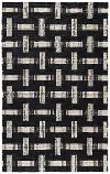 Preston 8 x 10 Black and Ivory Area Rug