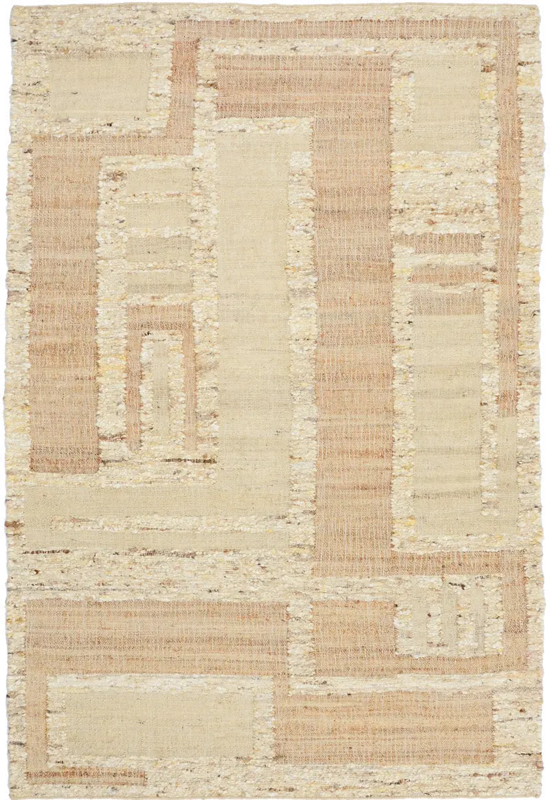 Muda 5 x 8 Natural Ivory Area Rug-1