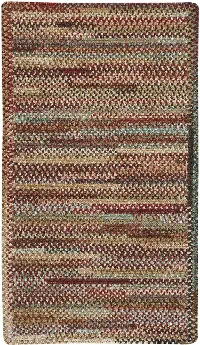 0302XS08001100510 New Homestead 8 x 11 Sundried Red Area Rug