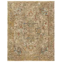 RG845-741/C-7.8X10.3 Marash 8 x 10 Ezine Gold and Cream Area Rug