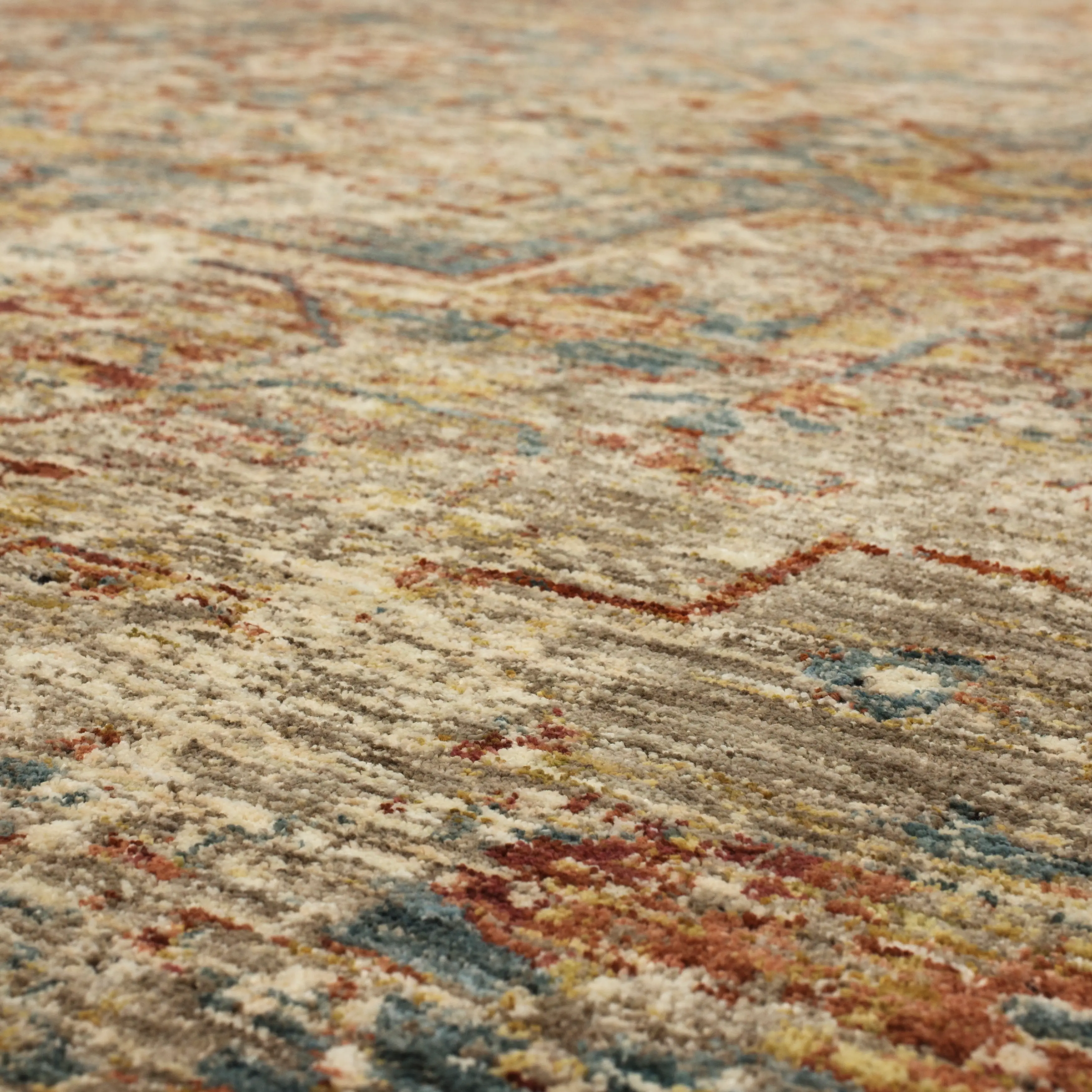 RG845-741/C-7.8X10.3 Marash 8 x 10 Ezine Gold and Cream Area Rug-6