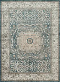 CQ-01/BL/SN-7.10X106 Century 8 x 10 Blue Sand Area Rug