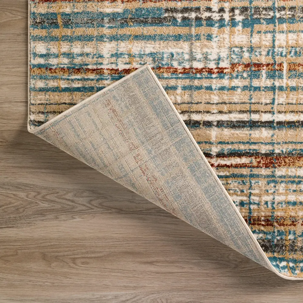 KM8MU5X7-MULT/KARMA Karma 5 x 8 Transitional Multicolor Area Rug-7