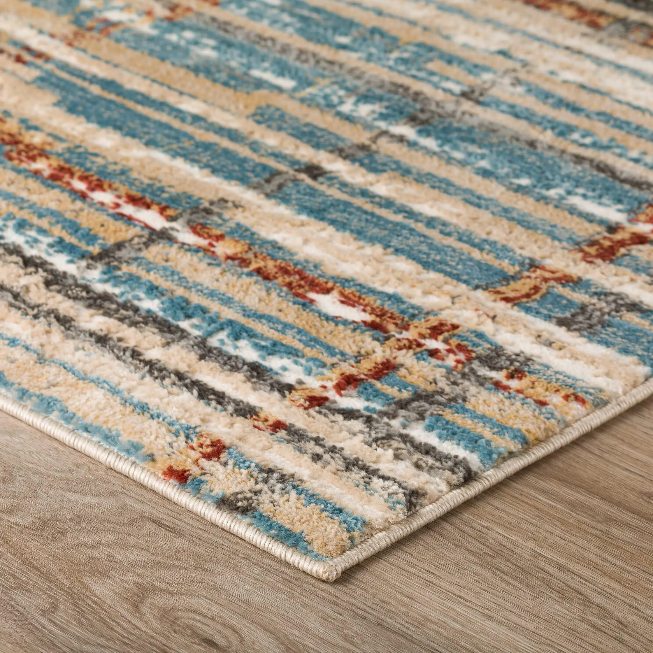 KM8MU8X10-MULT/KARMA Karma 8 x 10 Transitional Multicolor Area Rug-4