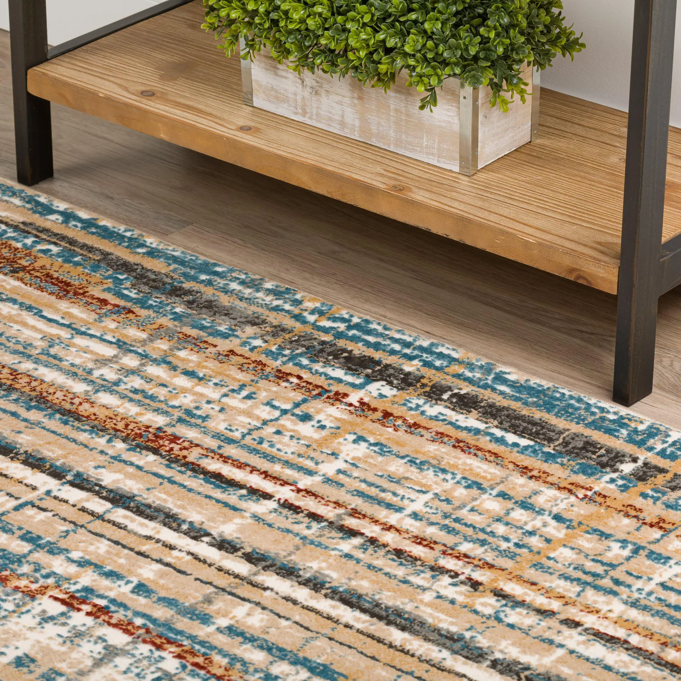 KM8MU8X10-MULT/KARMA Karma 8 x 10 Transitional Multicolor Area Rug-9