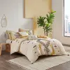 Yellow and Gray Geometric King Arizona 3 Piece Bedding Collection