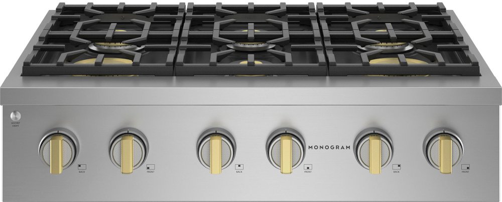 Monogram Professional 36 Inch Rangetop - Stainless Steel