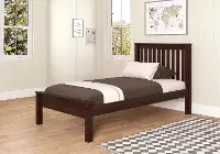 Carson Cappuccino Twin Bed