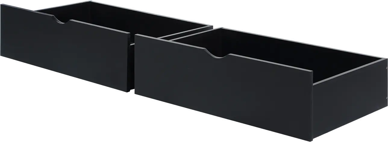 Prescott Black Underbed Drawers-1