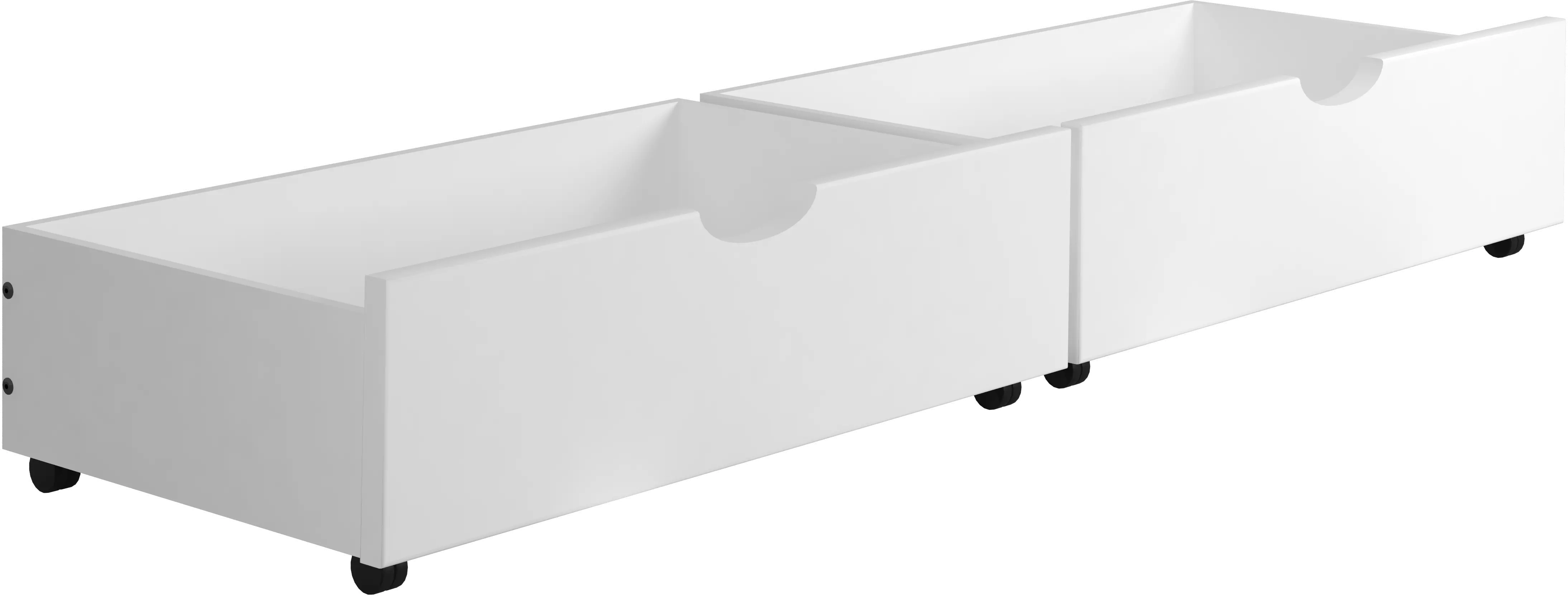 Prescott White Underbed Drawers-1