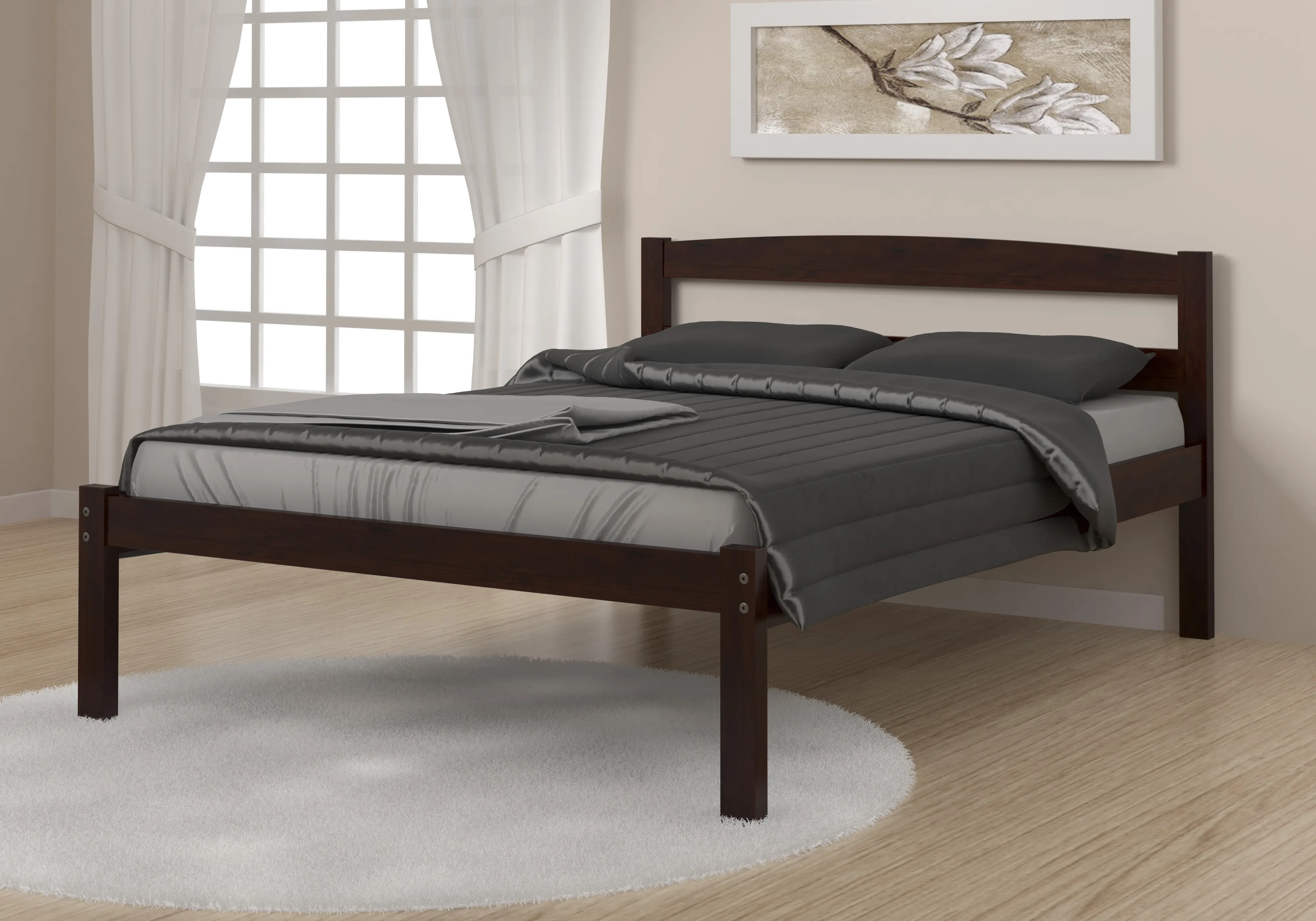Sierra Dark Cappuccino Full Bed-2