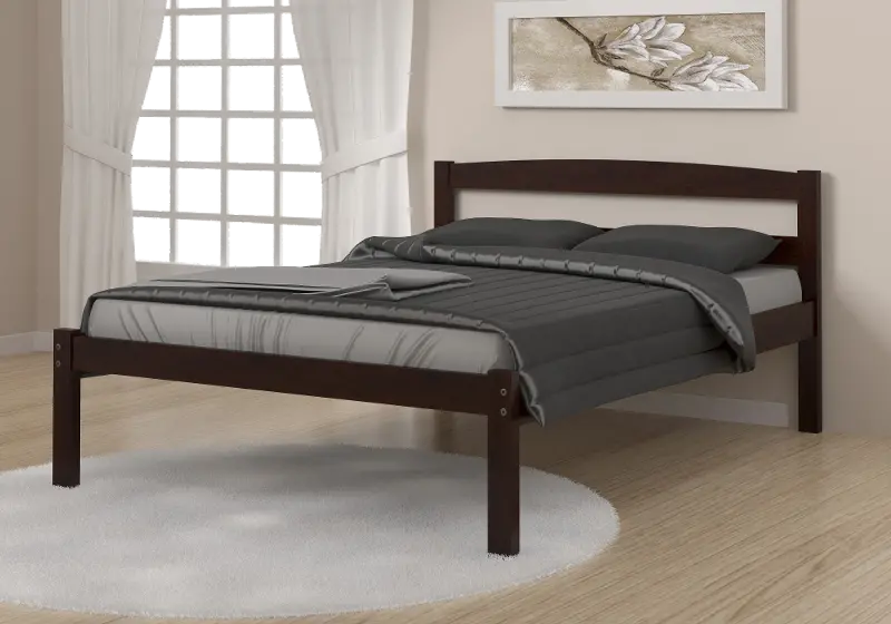Sierra Dark Cappuccino Full Bed