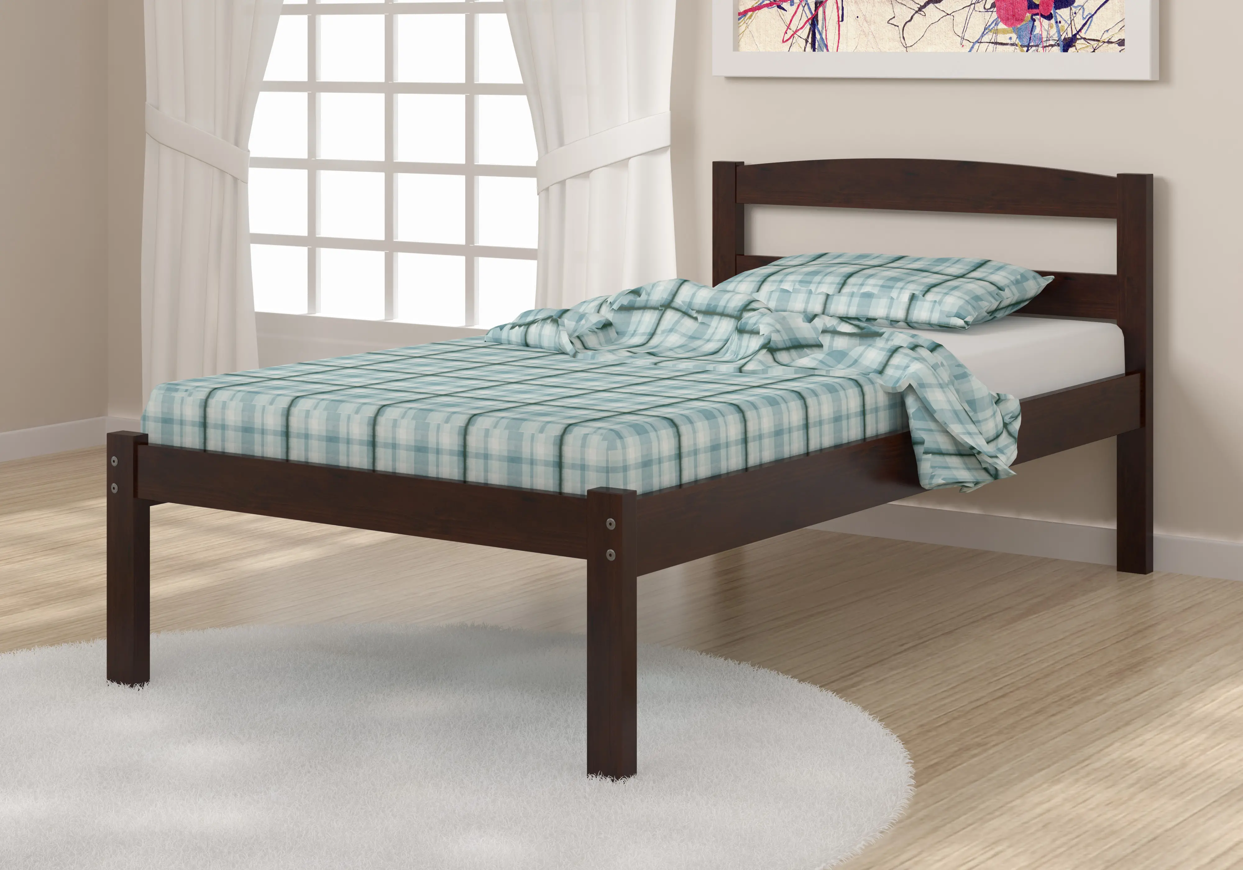 Sierra Dark Cappuccino Twin Bed-2