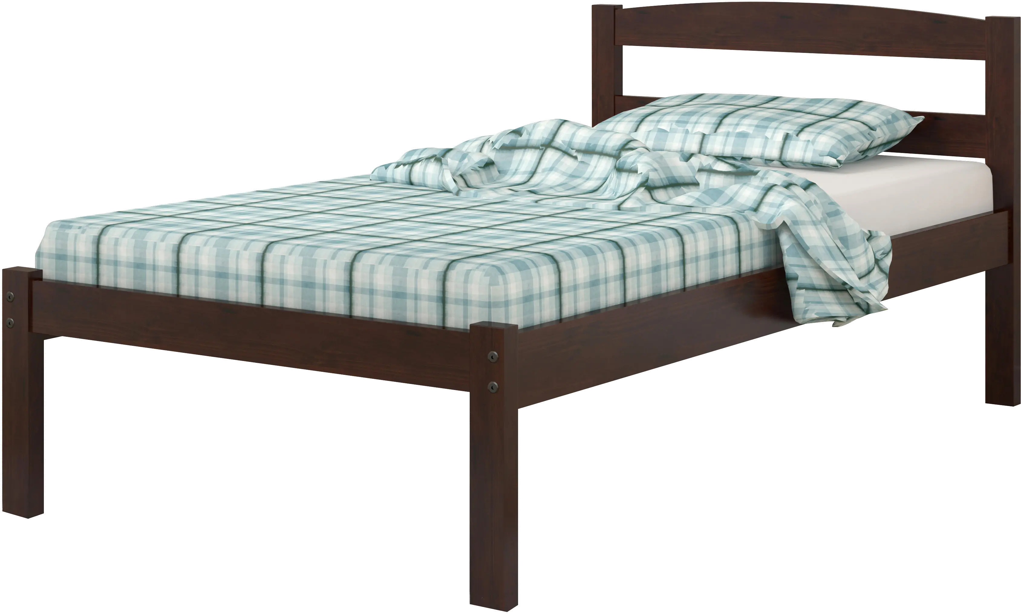 Sierra Dark Cappuccino Twin Bed-1