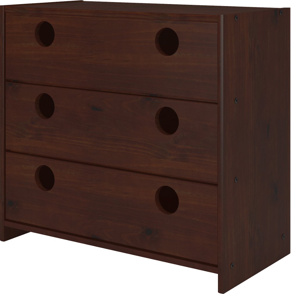 Boston Cappuccino 3-Drawer Chest