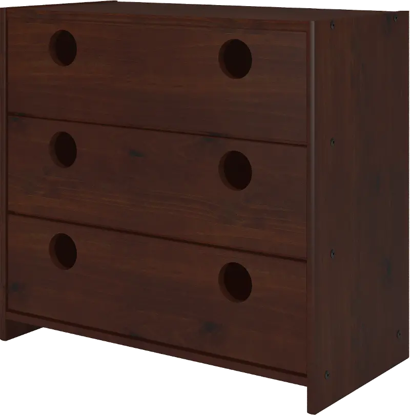 Boston Cappuccino 3-Drawer Chest