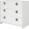 Boston White 3-Drawer Chest
