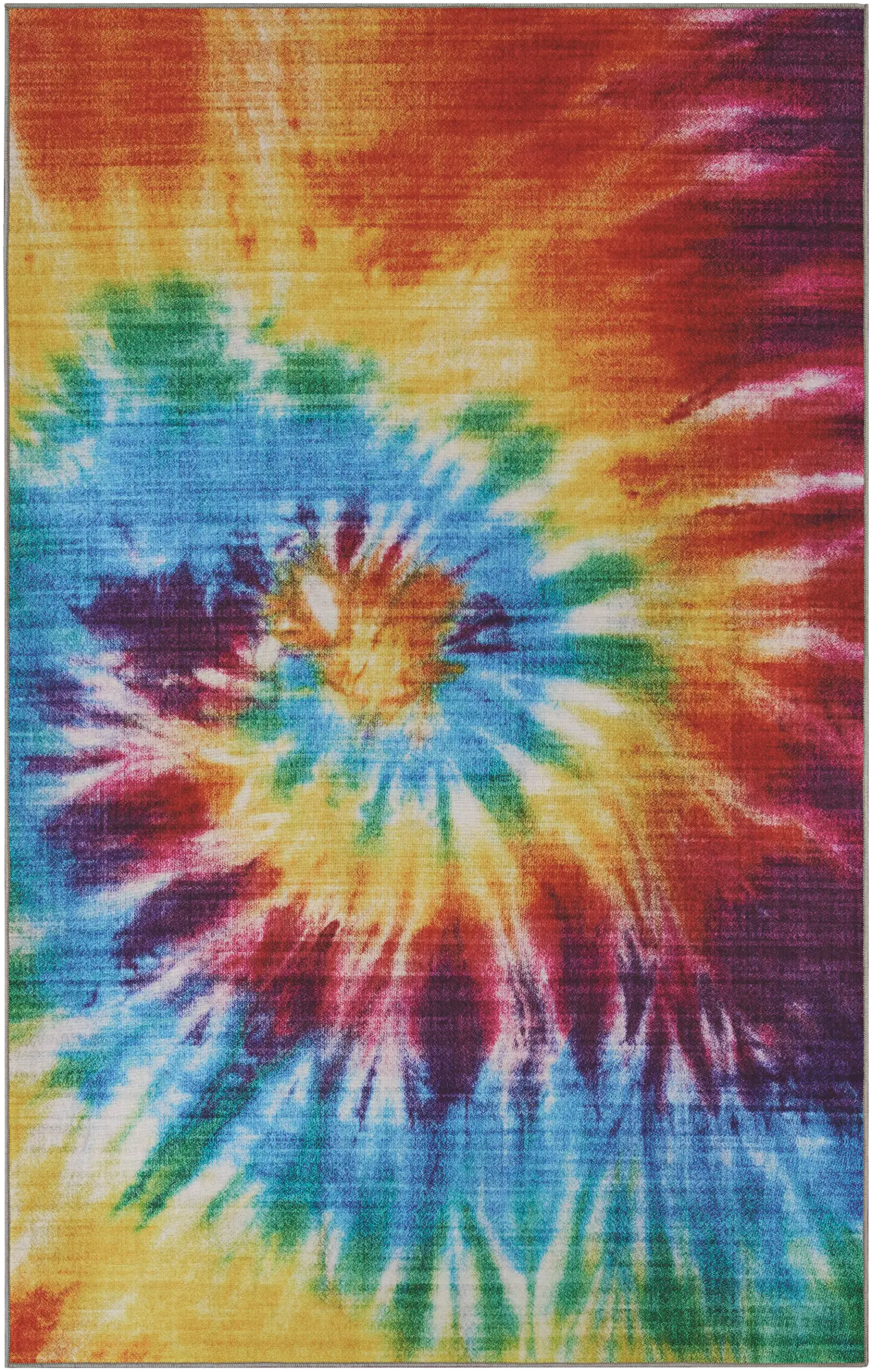 Rainbow 5 x 8 Multicolor Dancing Bears Area Rug-1
