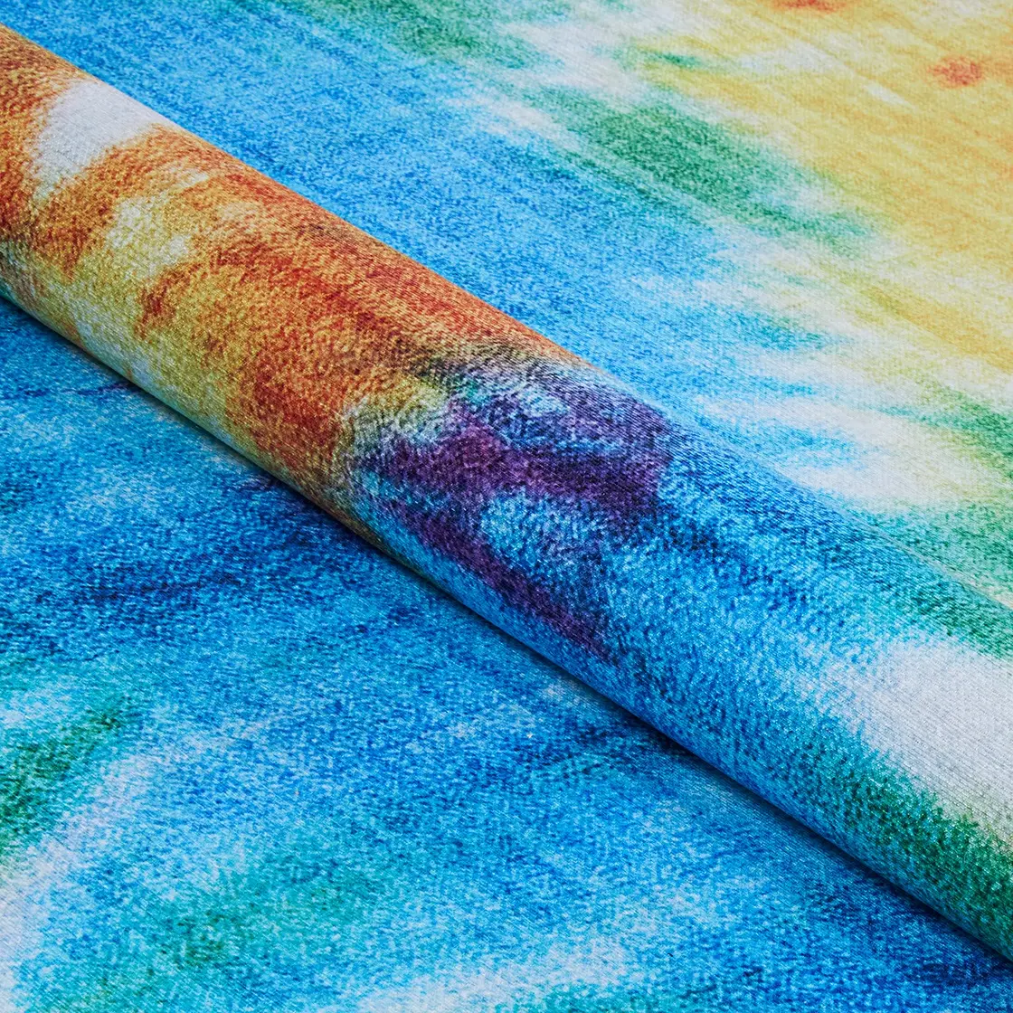 Rainbow 5 x 8 Multicolor Dancing Bears Area Rug-5