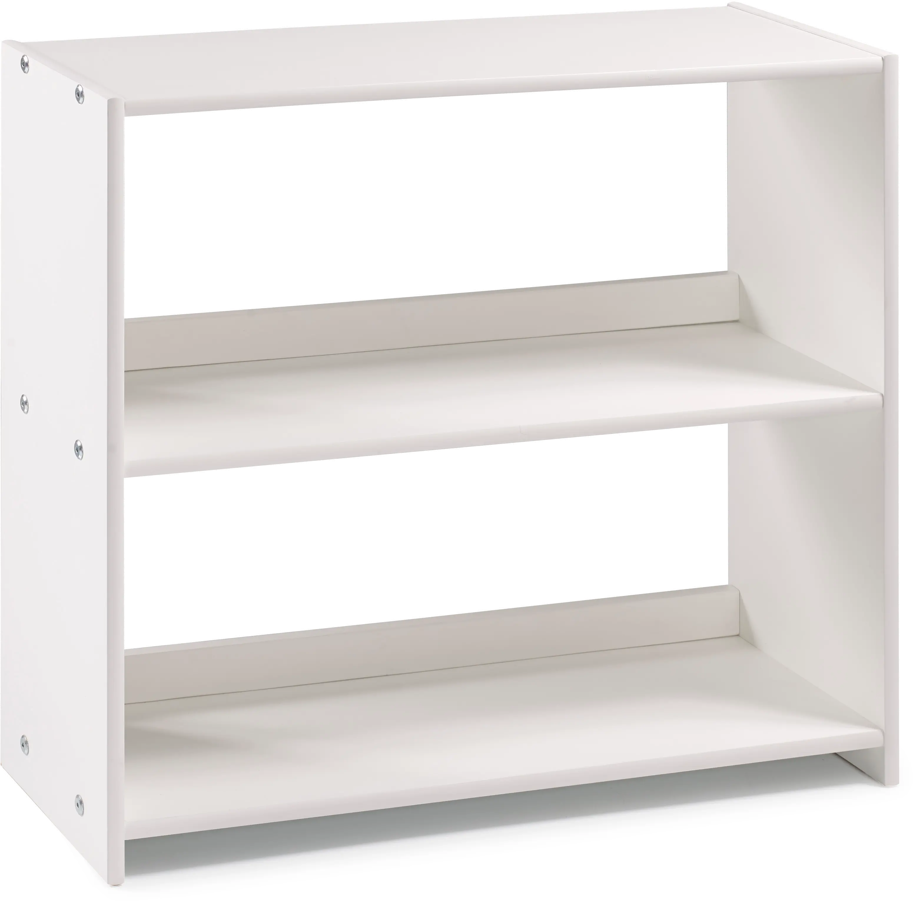 Louver White Loft Bookcase-1