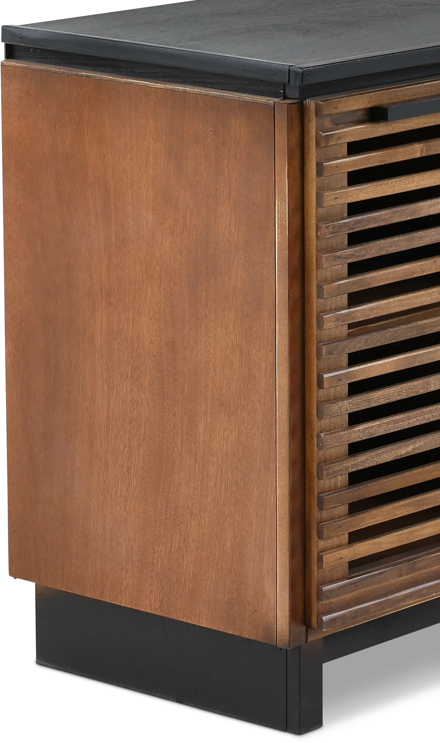 Graceland Brown and Black 63  TV Stand-6