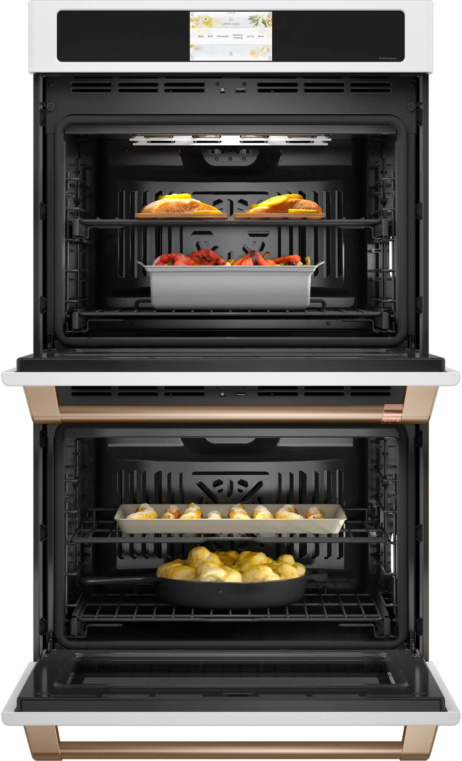 CTD90DP4NW2 Cafe 10 cu ft Double Wall Oven - White 30 Inch-3